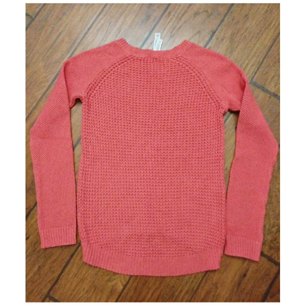 "Aeropostal" Coral Sweater - Size Small - Picture 3 of 3